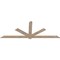 Ekena Millwork Kennewick Smooth Timber Gable Bracket, Douglas Fir, 108"W x 40"H x 1 1/2"D x 5 1/2"F, 9/12 Pitch GBW108X40X0206KEN00SDF - alternate 5